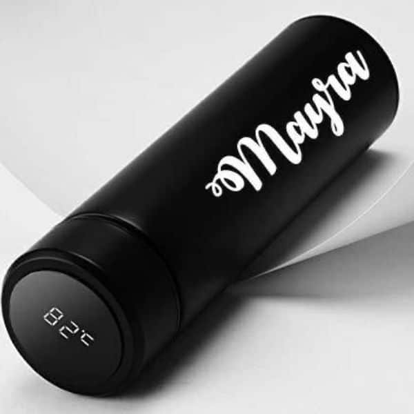 Personalized Temperature Water Bottle