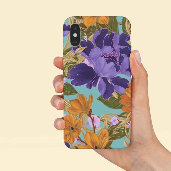 Floral Print Phone Cover