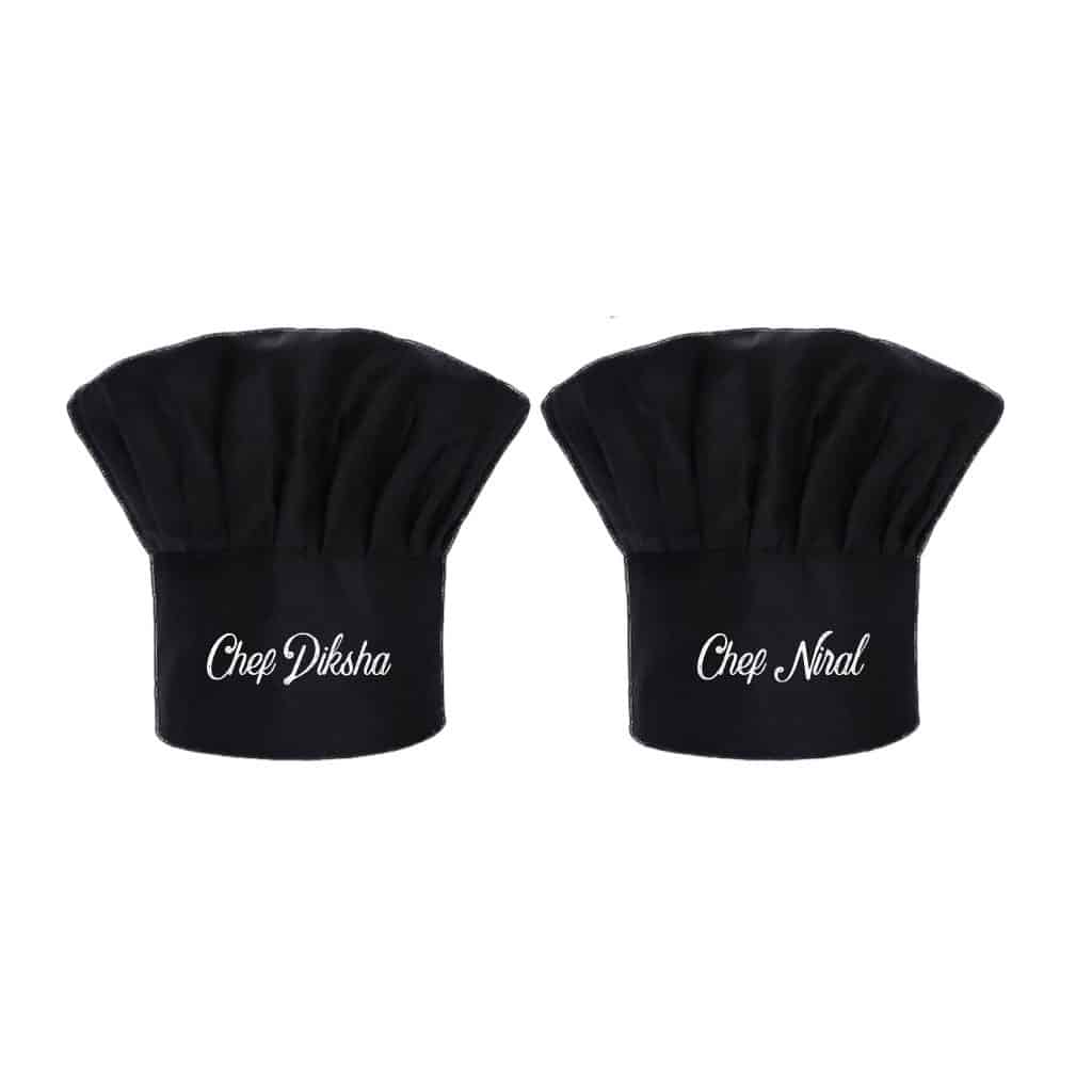 Set of 2 Personalized Chef Hats