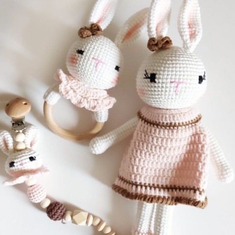 Bunny Toy, Teether & Pacifier