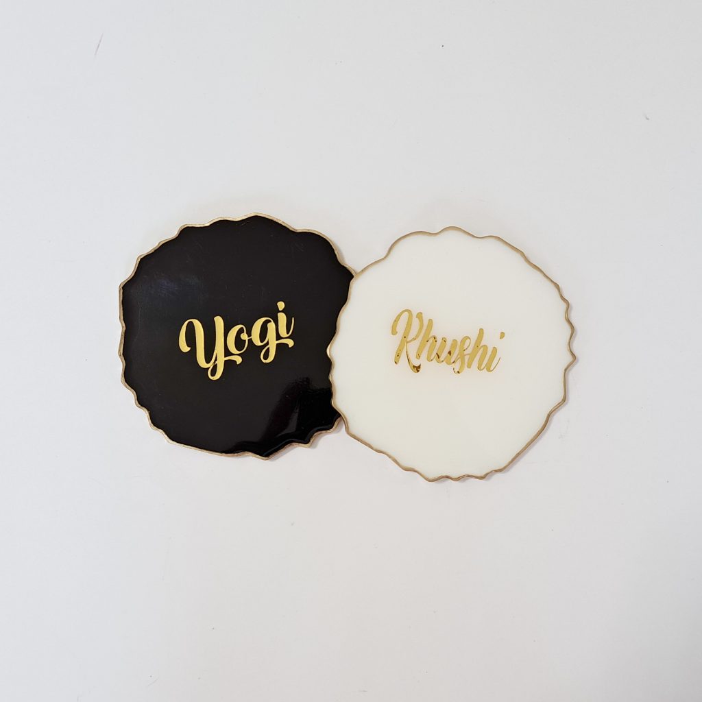 Personalized Resin Coasters