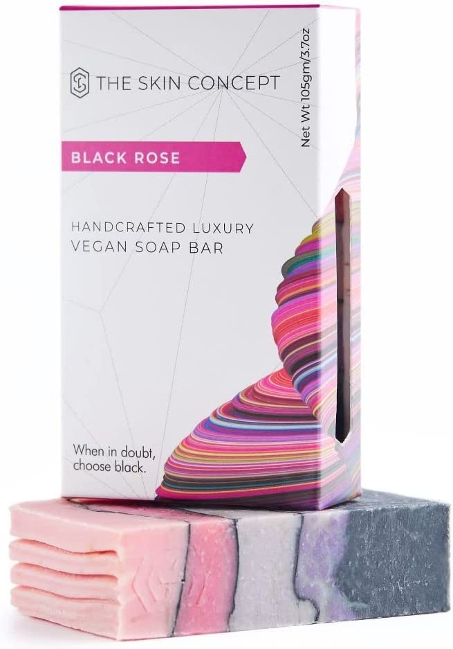 THE SKIN CONCEPT Black Rose Hancrafted Luxury Vegan Soap Bar