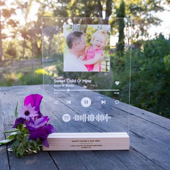 Personalized Spotify Plaque for Dad