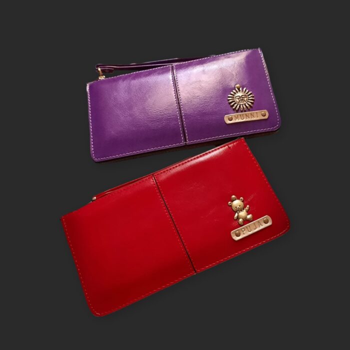 Personalized Leather Wallet for Women