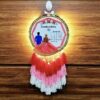 Personalized Couple Embroidery LED Hoop with tassels