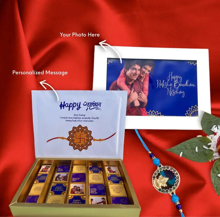 Happy Raksha Bandhan Personalized Chocolates