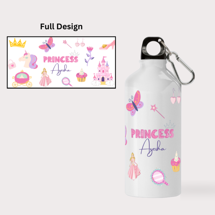 Personalized Princess Theme Aluminium 500ml Bottle
